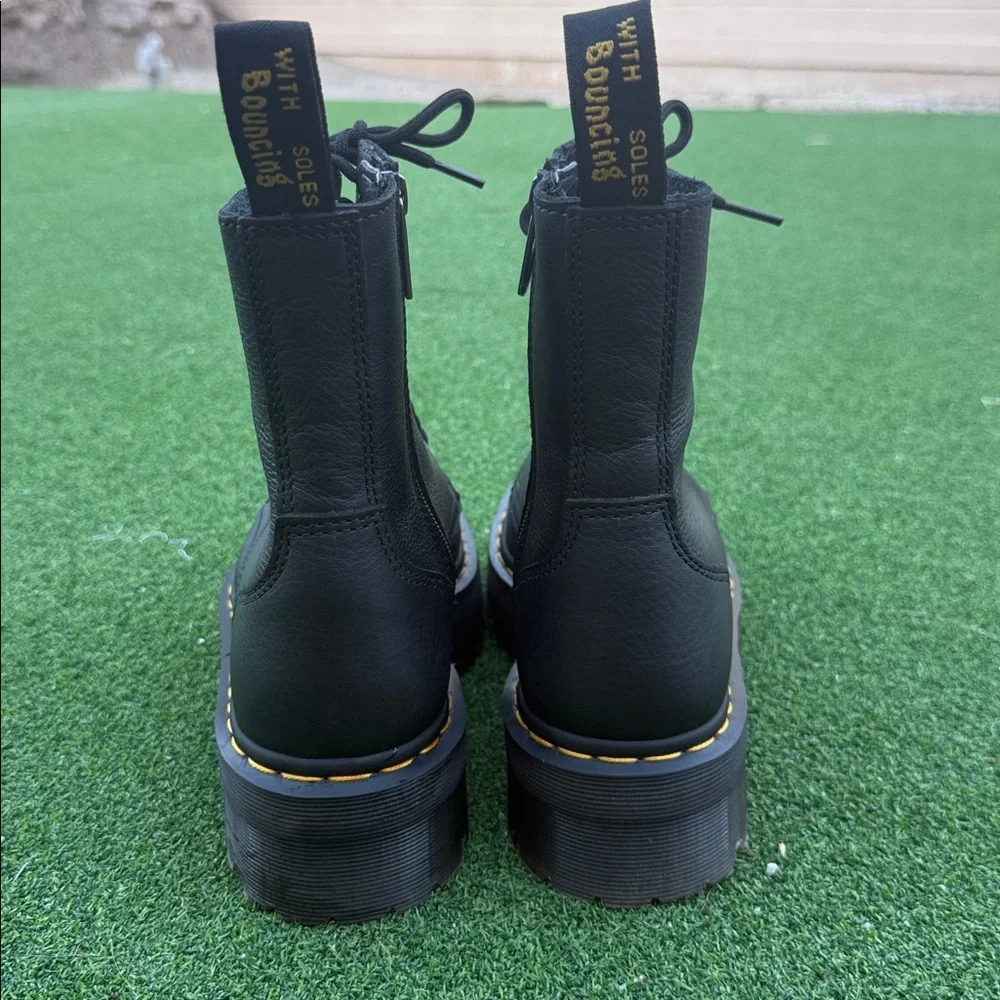 Dr. Martens Black Platform Combat Boots Jadon III size 8/9 EU size 41 - Picture 4 of 7